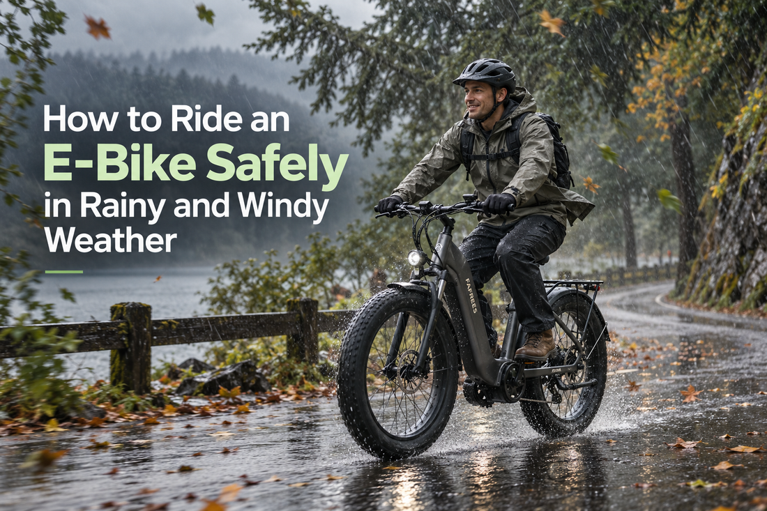 How to Ride an E-Bike Safely in Rainy and Windy Weather