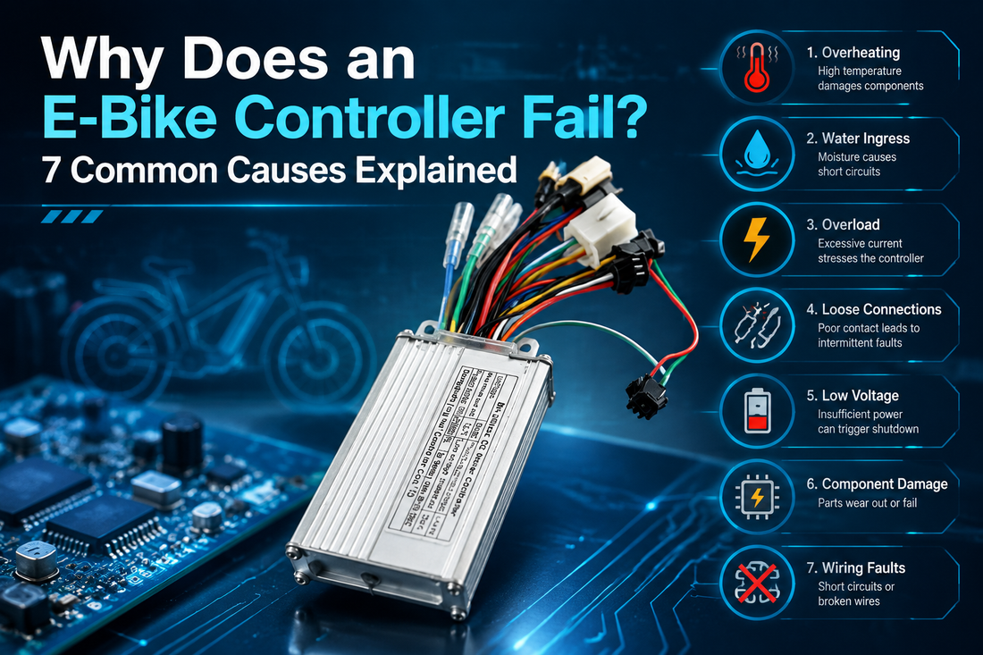 Why Does an E-Bike Controller Fail? 7 Common Causes Explained