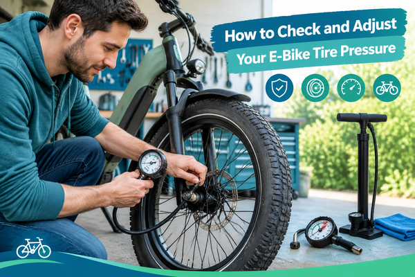 Come controllare e regolare la pressione degli pneumatici della tua e-bike