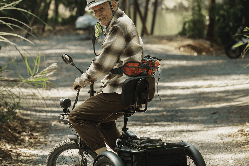 Wygodny fotelik rowerowy z oparciem