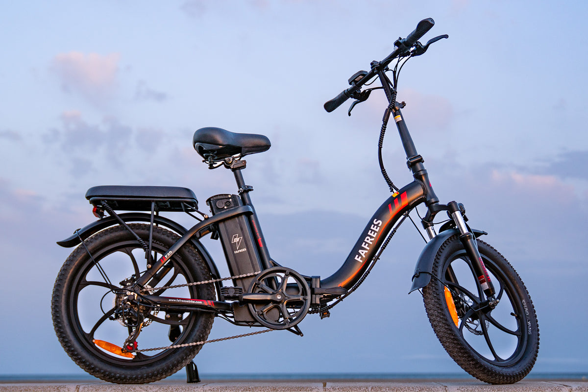 Bicicleta Eléctrica Fafrees F20 Master - Fibra De Carbono, 20x4", Batería 48V/22.5Ah, Autonomía 100KM, Para Adultos