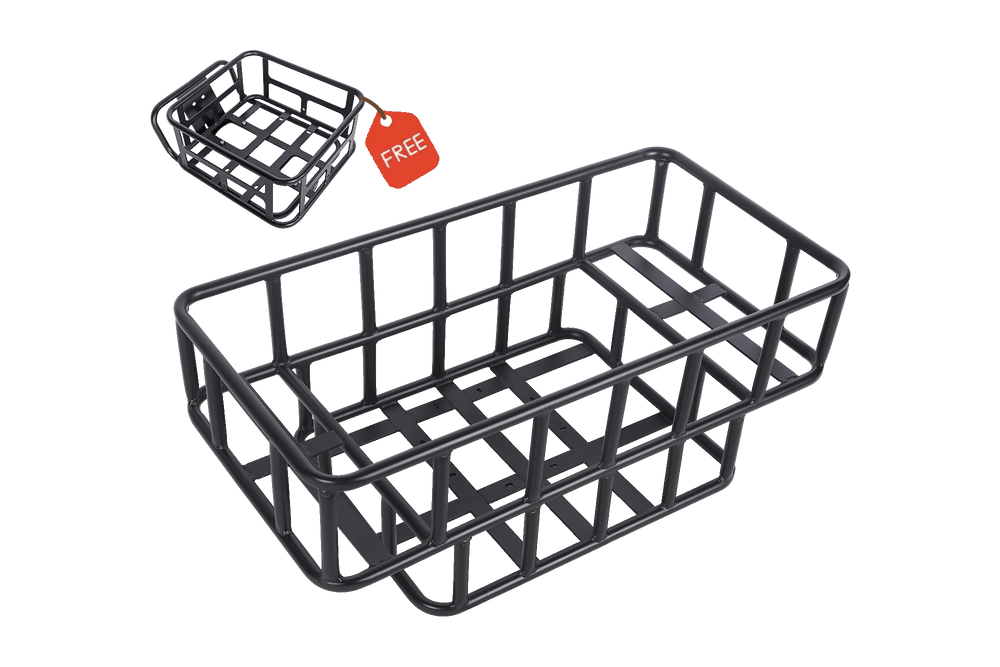 F20 Mate Enlarged Rear Basket+Free Front Rack Basket